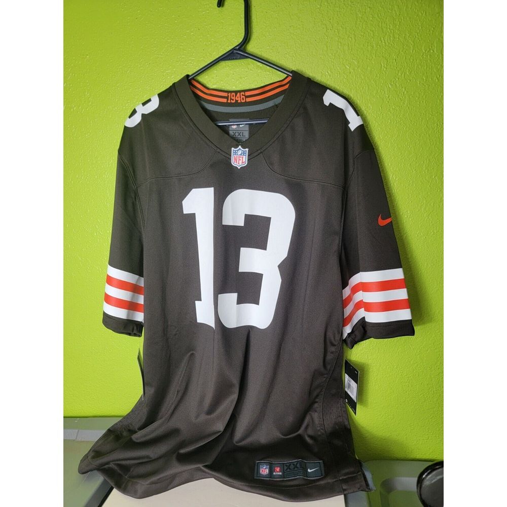 Cleveland Browns Jersey Odell Beckham Jr OBJ #13 Nike On Field Mens XXL NWT